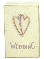 CREAM WEDDING BOX BY EAST OF INDIA